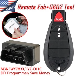3B Remote Key Fob +Programmer for Dodge Grand Caravan Journey Ram 1500 2500 3500 - Picture 1 of 14