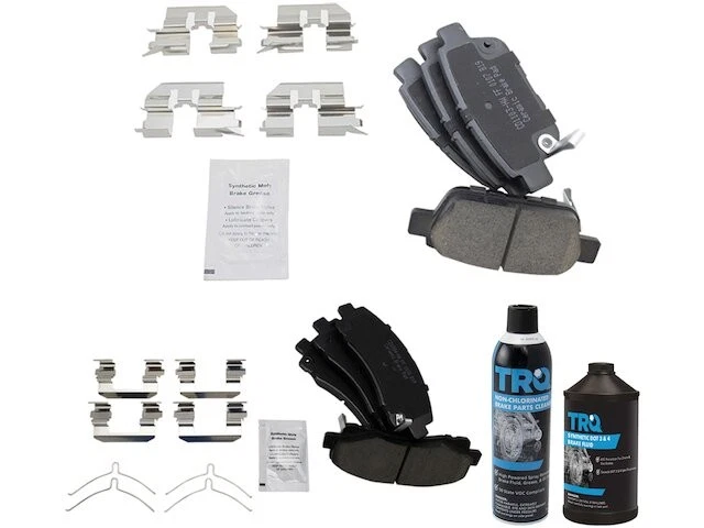 Brake Pad Set For 2006-2014 Honda Ridgeline 2012 2009 2008 2007 2010 PY933RR — 第 1/1 张图片