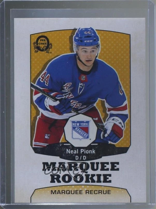 2018-19 O-Pee-Chee Marquee Rookies Retro Blank Back Neal Pionk #514 Rookie RC - Image 1 of 2