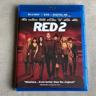 RED 2 (Blu-ray & DVD & Digital 2013) Sequel Comedy Crime Thriller Bruce Willis + - Image 1 of 4