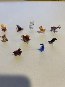 Mini hand blown glass figurines - Picture 1 of 11