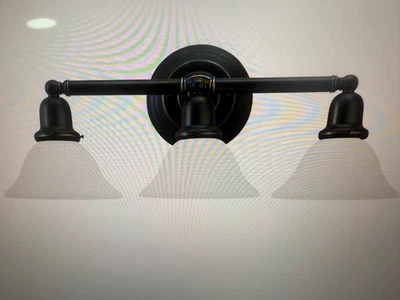 Sea Gull Lighting 44062-782 Three Light Bath or Wall Heirloom Bronze Finish - Image 1 of 2