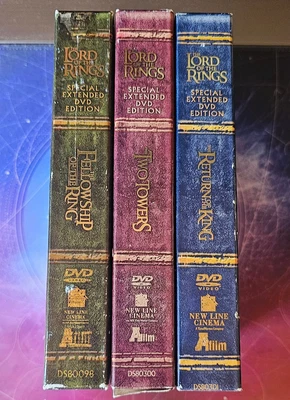 The Lord of the Rings Trilogy Extended Edition Box Set DVDs  - Image 1 of 4