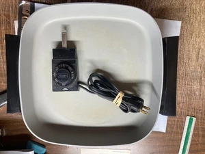 KLASSIKER! Vintage Sears Kenmore Aluminium Elektrische Pfanne Friteuse 12"×12" Modell 620 - Bild 1 von 16