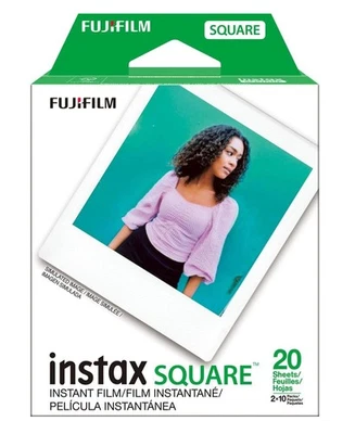 Fujifilm Instax Square 2x10 Blatt, Instant-Film glänzend weiß (16576520) - Bild 1 von 3
