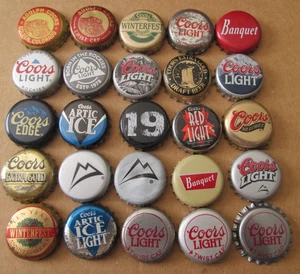 LOTE 140 TAPAS DE CERVEZA DIF COORS GOLDEN COLORADO CO MÁS OBSOLETAS Y DESCONECTADAS - Imagen 1 de 1