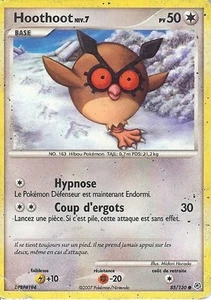 Carte Pokemon " HOOTHOOT " Niveau 7 Diamant & Perle PV 50 85/130 - Imagen 1 de 1