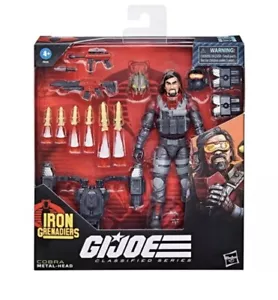 G.I.Joe Classified Series Iron Grenadiers Cobra Metal-Head Deluxe Action Figure - Picture 1 of 4