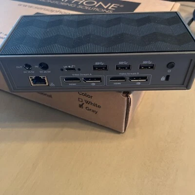Estación de Acoplamiento Targus DOCK190USZ USB-C 100 W - Negra Sin Cargador Foto 1 de 2