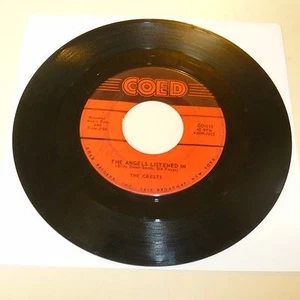 DOOWOP 45 RPM RECORD - THE CRESTS - COED 515 - Imagen 1 de 2