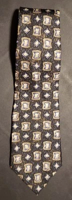 Henry Grethel Green Print Neck Tie  - Image 1 of 2