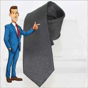 Calvin Klein Tie New Men's Black geometric 59"L x 2.75"W Silk Made in China NWOT - Picture 1 of 11
