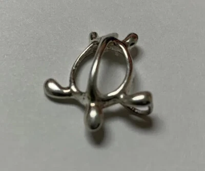 Colgante Tortuga Hawaiana Tonu Plata Cola Corta 925 Foto 1 de 4