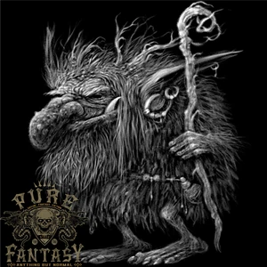 Troll Hobgoblin Goblin Fantasy SCI-FI Mens Light Cotton T-Shirt - Picture 1 of 4
