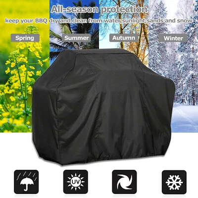 BBQ Gas Grill Cover 57 Inch Barbecue Waterproof Outdoor Heavy Duty Protection - Image 1 of 4