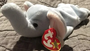 NEW Beanie Babies Peanut 1995 ERRORS Rare Baby Ty ORIGINAL OWNER Retired Bear - Bild 1 von 9
