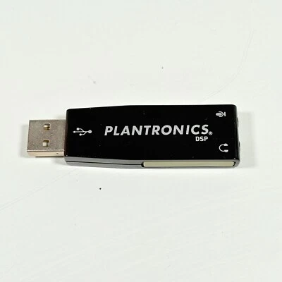 Plantronics DSP Adapter 02 for analog PC Headset double 3.5mm plugs to USB Port - Image 1 of 4