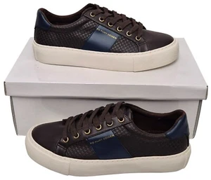 KURT GEIGER Londres Para Hombres Marrón Fletcher Vestido Con Cordones Entrenador Tenis Precio de venta sugerido por el fabricante 69 GBP - Imagen 1 de 9