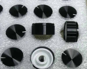 1/5pcs 21mm*10mm Aluminum Knob 6mm D-Type Shaft Potentiometer High Quality - Picture 1 of 1