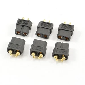 Centro Xt-60 Black Female Connectors (6Pc) C0351 - Picture 1 of 1