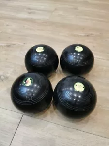 4 x Henselite Bowls 4 15/16 Championship Super-Grip - Picture 1 of 3