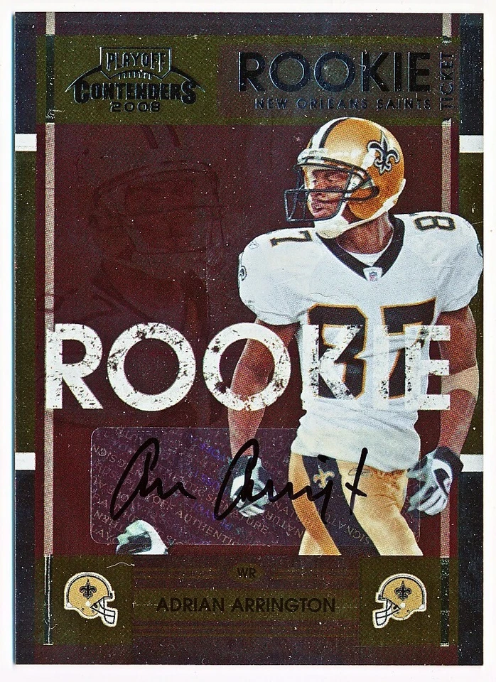 2008 Contenders Football Rookie Ticket Autograph Auto SP Rc - You Pick - Image 1 of 1