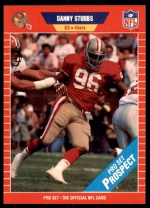 1989 Pro Set Danny Stubbs Football Cards #537 - Picture 1 of 2