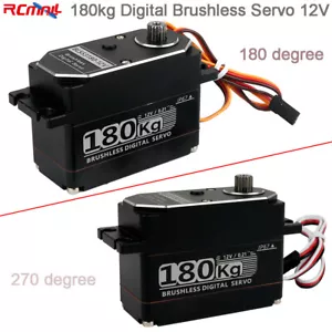 BLS53180-12V Servomotore digitale brushless 180 kg ingranaggio in metallo 9,6-12,6 V per robot - Foto 1 di 5