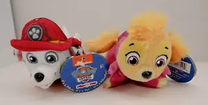 Paw Patrol Plush Mini Pillow Pets Marshall Skye NWT 4x5" - Picture 1 of 7