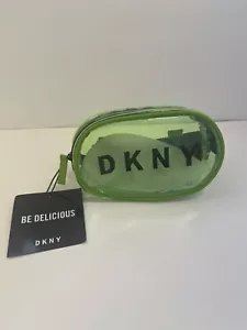 DKNY Be Delicious Green Fanny Pack Transparent Waist Bag - Picture 1 of 3
