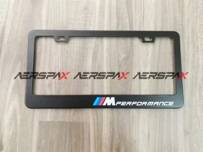 Marco de matrícula de 2 piezas con rendimiento M para BMW Serie 3 X3 X4 X5 M2 M3 M4 Foto 1 de 4