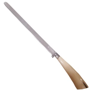 COLTELLO PROSCIUTTO L'ARTIGIANO SCARPERIA CORNO DI BUE 27 CM - Foto 1 di 7