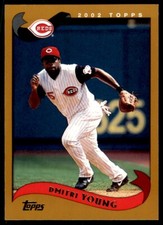2002 Topps Baseball Card Dmitri Young Baseball Cards #19