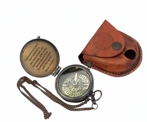 Eagle Scout pocket Compass brass compass Vintage Ship Compass Best For Gifts - Picture 1 of 8