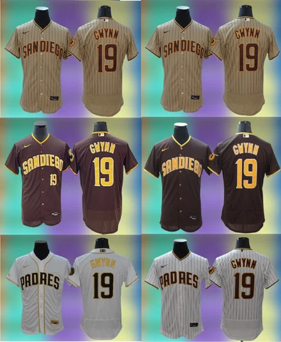 Men's San Diego Padres #19 Tony Gwynn Flex Base Stitched Jersey ALL SIZE,COLOR Cover