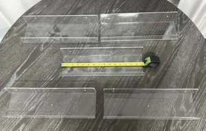 Acrylic 15" Floating Display Shelves (5 Shelves) Pop Figure Display No Hardware - Picture 1 of 11