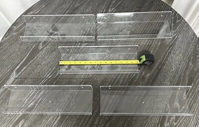 Acrylic 15" Floating Display Shelves (5 Shelves) Pop Figure Display No Hardware - Image 1 of 4