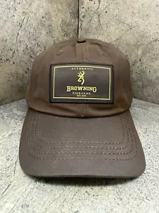 Browning Antiquity Wax Baseball Cap 308060981 Snap Back Closure Low Profile - Picture 1 of 2
