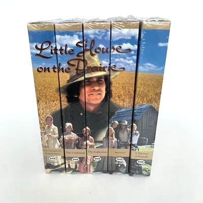 Little House on the Prairie VHS Tapes Sealed 5 Episodes Vintage Michael Landon - Image 1 of 4