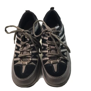 easy Spirit JumpStarts Metallic & Black Rocker Y2K Sneaker size 6 - Picture 1 of 10