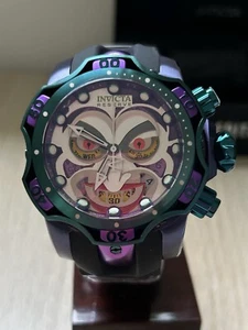 Limited Edition Invicta DC Comics Joker Watch Aluminum/Stainless Steel Case 53mm - Picture 1 of 9