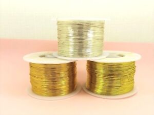 2M or 5M Tarnish Resistant COPPER Brass Artistic Craft Beading WIRE DIY 0.8-1mm