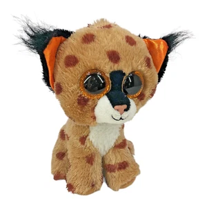 Ty Beanie Boos Buckwheat Lynx 6 Inch Plush Glitter Eyes Stuffed Animal Toy - Picture 1 of 13
