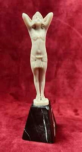 NUDE NAKED EROTIC LADY WOMAN WOMEN FEMME EROTIQUE EGYPTOMANIA SCULPTURE STATUE - Bild 1 von 11
