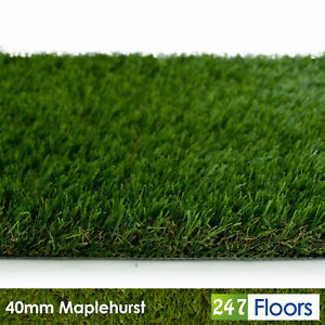 40mm Artificial Grass Dense,  40mm Quality Astro Turf Fake Grass 2m, 4m & 5m