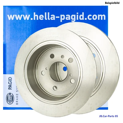 2x Discos de Freio Hella-Pagid 8DD 355 102-331, Dianteiro para Nissan Pick-Up Novo - Imagem 1 de 4