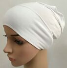 Lady Women Hijab Under Scarf Tube Bonnet Cap Inner Hat Bone Islamic Head Cover