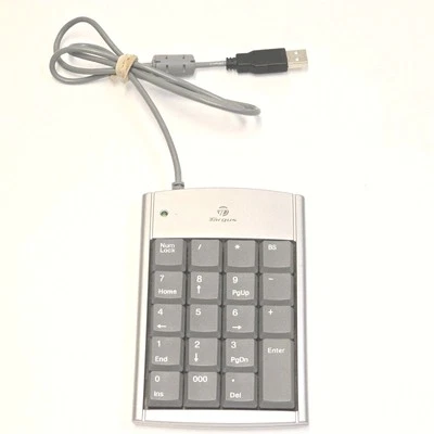 Targus USB Number Keypad PAUK10U Silver - Free Shipping - Image 1 of 3