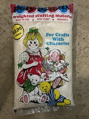 Material de relleno ponderado de pellets de polietileno para manualidades con bolsa de 32 oz de personaje Foto 1 de 4