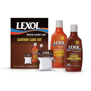 Lexol Leather Cleaner and Conditioner and Sponge Kit, For Use on Leather - Picture 1 of 9